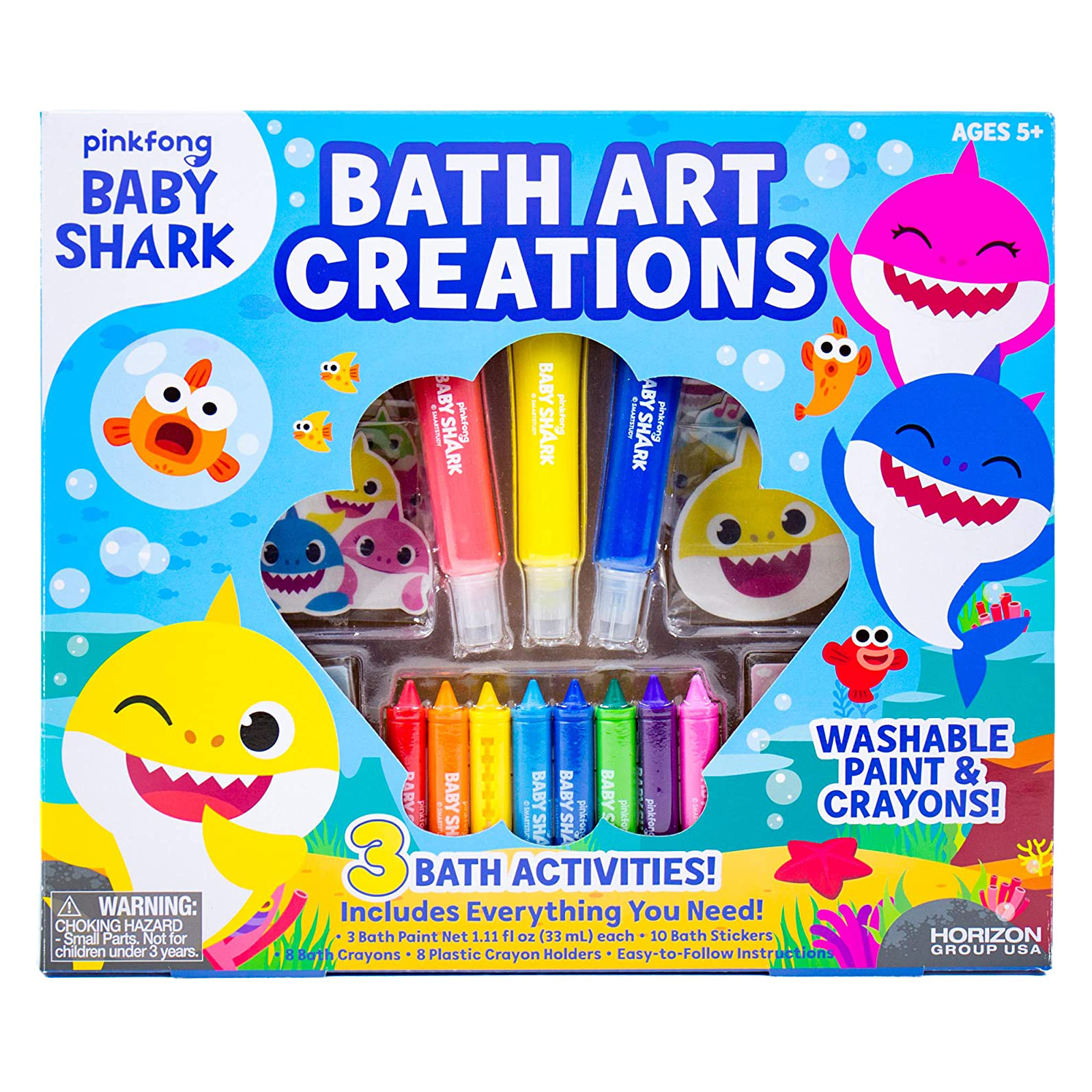 Ensemble de crayons et peinture pour le bain - Idée cadeau enfant