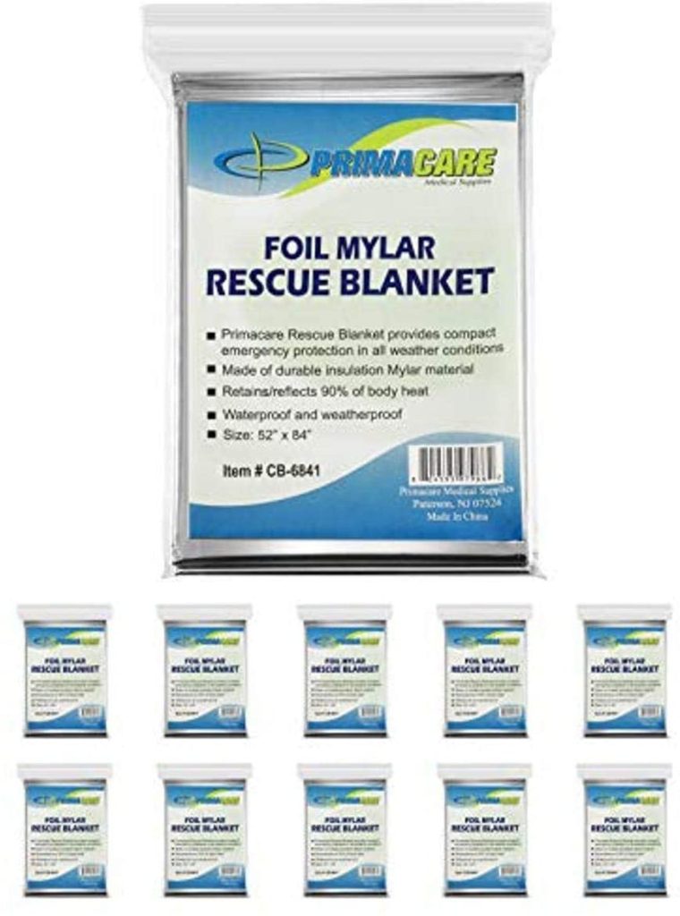 Couvertures De Survie Thermiques – Lot De 6 (210 X 160 Cm) – Réfléchit 90 % De La Chaleur Corporelle – Ultra Légères (56 G) – Pour Randonnée, Camping, Urgence - 10